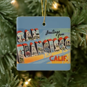 Vintage  San Francisco  Ornament