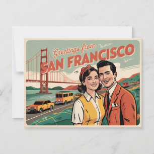 Vintage San Francisco Postcard   Greetings from