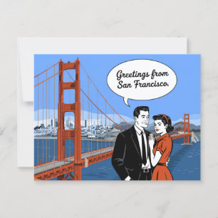 Vintage San Francisco Postcard   Greetings from