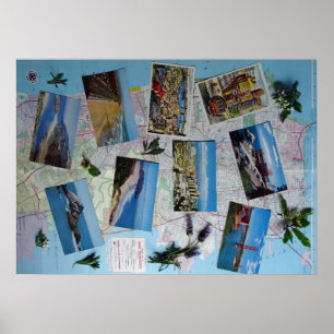 Vintage San Francisco Scenery Poster grand