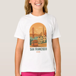 Vintage San Francisco Travel T-Shirt   Retro Tee