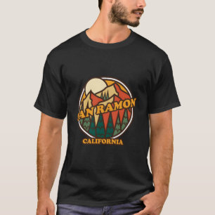 Vintage San Ramon California Mountain Hiking Souve T-Shirt