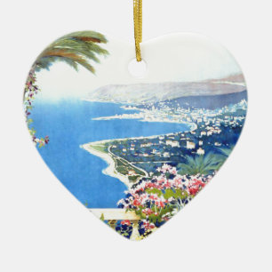 Vintage San Remo Italy Europe Travel Ceramic Ornament