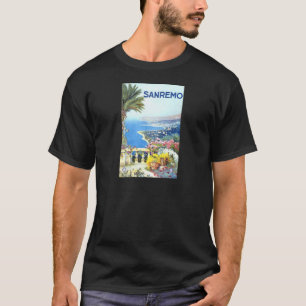 Vintage San Remo Italy Europe Travel T-Shirt