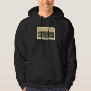Vintage Sanford ME Map 1889 Hoodie