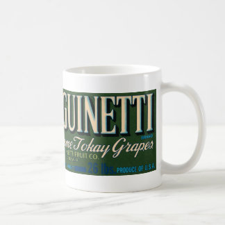 Vintage Sanguinetti Brand Grapes Coffee Mug