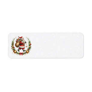 Vintage Santa Address Labels