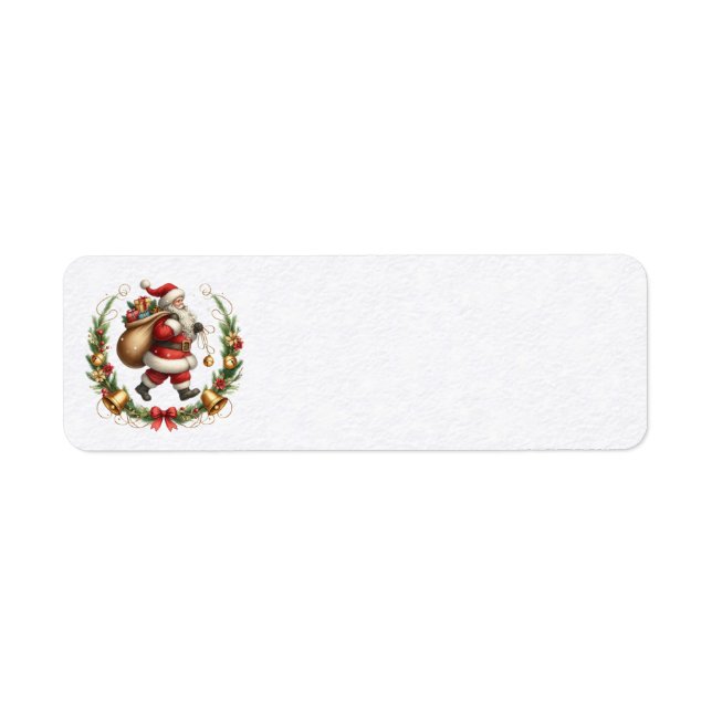 Vintage Santa Address Labels (Front)