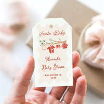 Vintage Santa Baby Christmas Baby Shower