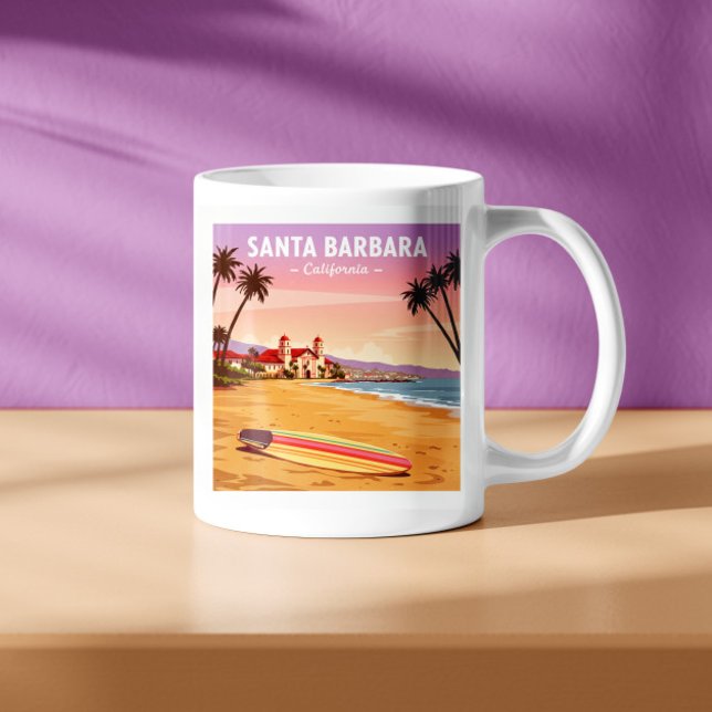 Vintage Santa Barbara California Coffee Mug (Creator Uploaded)