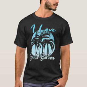 Vintage Santa Barbara California Palm Trees T-Shirt