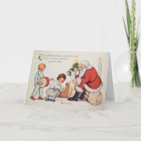 Vintage Santa Christmas Children Good All Year
