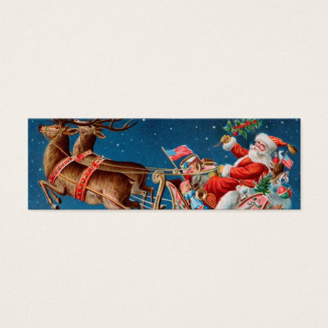 Vintage Santa Christmas Gift Tags (Front)