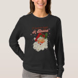 Vintage Santa Christmas I Love A Man With A Beard T-Shirt<br><div class="desc">Vintage Santa Christmas I Love A Man With A Beard</div>