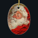 Vintage Santa Christmas Ornament<br><div class="desc">Old fashion Christmas ornaments! Beautiful Victorian Christmas ornaments for your holiday decorations! Easy to customize with a permanent marker!</div>