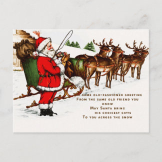 Vintage Santa Christmas Postcard