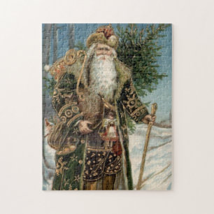 Vintage Santa Claus 3 Jigsaw Puzzle