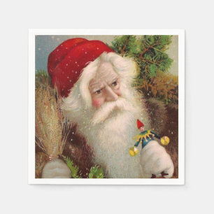 Vintage Santa Claus 9 Napkin