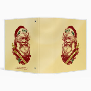 Vintage Santa Claus Binder