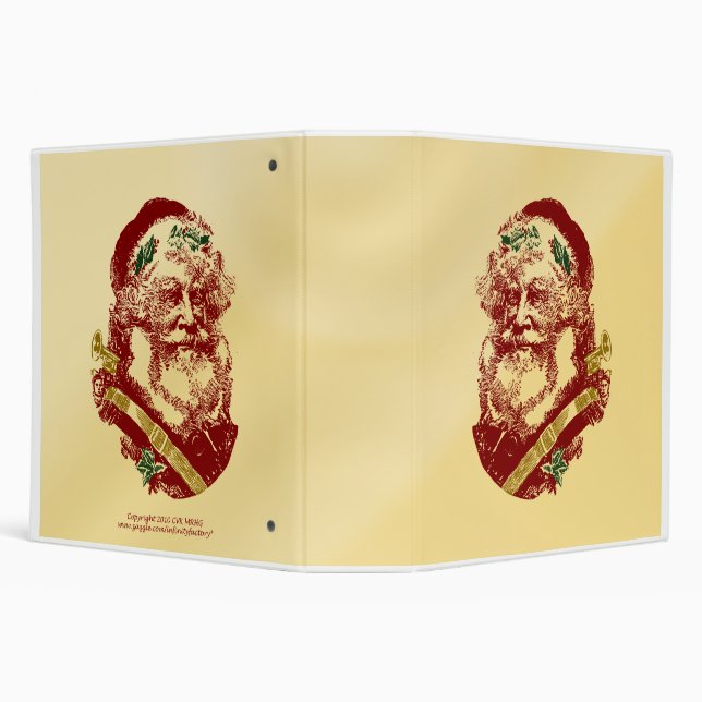 Vintage Santa Claus Binder (Background)