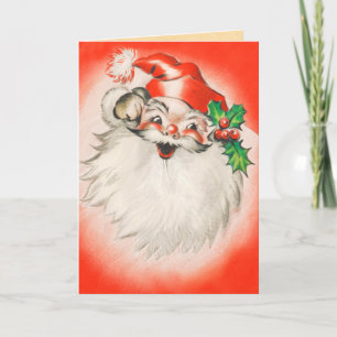 Vintage Santa Claus Christmas Card