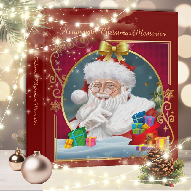Vintage Santa Claus Christmas Photo Album Binder (Creator Uploaded)