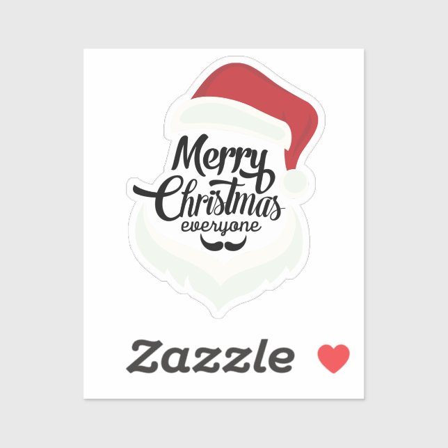 Vintage Santa Claus Face Christmas Art (Sheet)