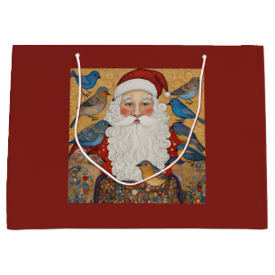 Vintage Santa Claus Gift Bag