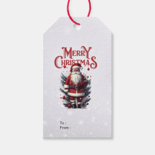 Vintage Santa Claus  Gift Tags