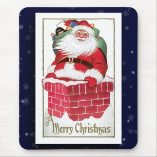 Vintage Santa Claus Image Mousepad