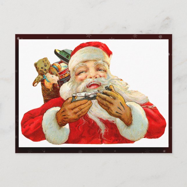Vintage Santa Claus Image Postcard (Front)