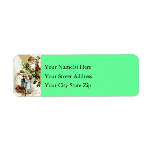 Vintage Santa Claus Joyful Christmas