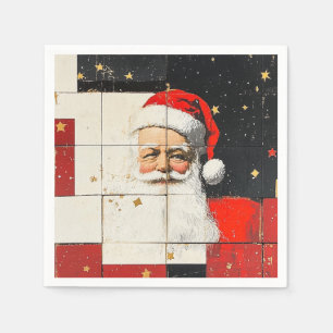 Vintage Santa Claus Napkin