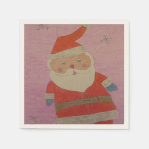 Vintage Santa Claus Napkin