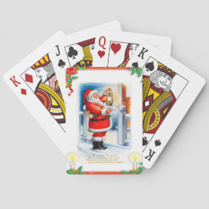 Vintage Santa Claus Playing Cards