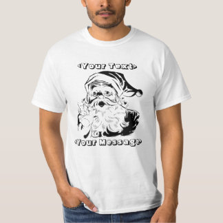 Vintage Santa Claus Portrait Shaking Finger T-Shirt