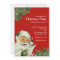 Vintage Santa Claus Red Christmas Invitations