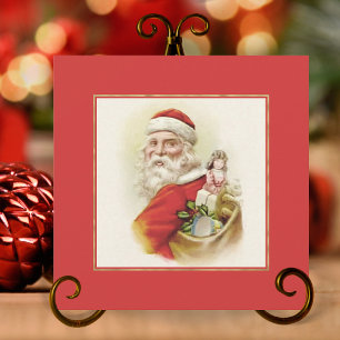 Vintage Santa Claus Retro Christmas Cards