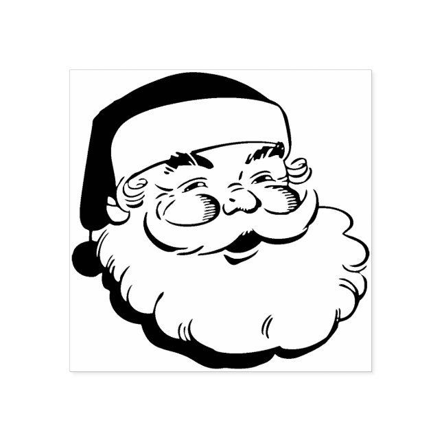 Vintage Santa Claus Rubber Stamp (Imprint)