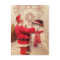 Vintage Santa Claus Snowman Christmas