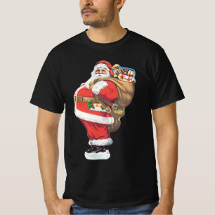 Vintage Santa Claus, Victorian Christmas die cut T-Shirt