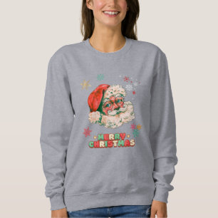 Vintage Santa Clause Merry Christmas Sweatshirt
