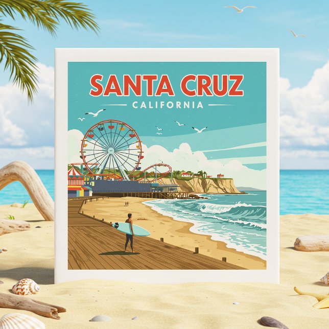 Vintage Santa Cruz California Tile (Creator Uploaded)
