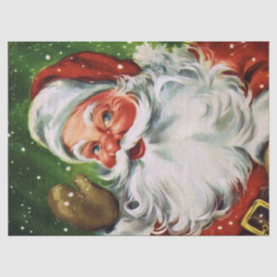Vintage Santa Face 1 Tissue Paper