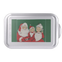 Vintage Santa Family Christmas