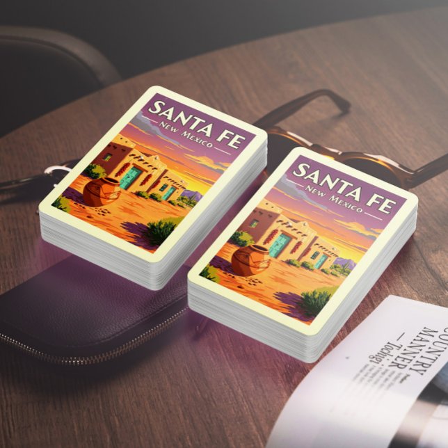 Vintage Santa Fe New Mexico Playing Cards (Creator Uploaded)