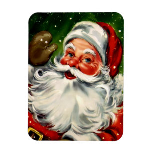Vintage Santa Flex Magnet