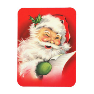 Vintage Santa Flex Magnet