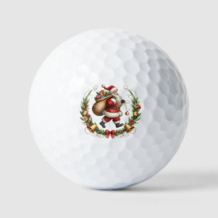 Vintage Santa Golf Balls