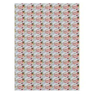 Vintage Santa head Tablecloth
